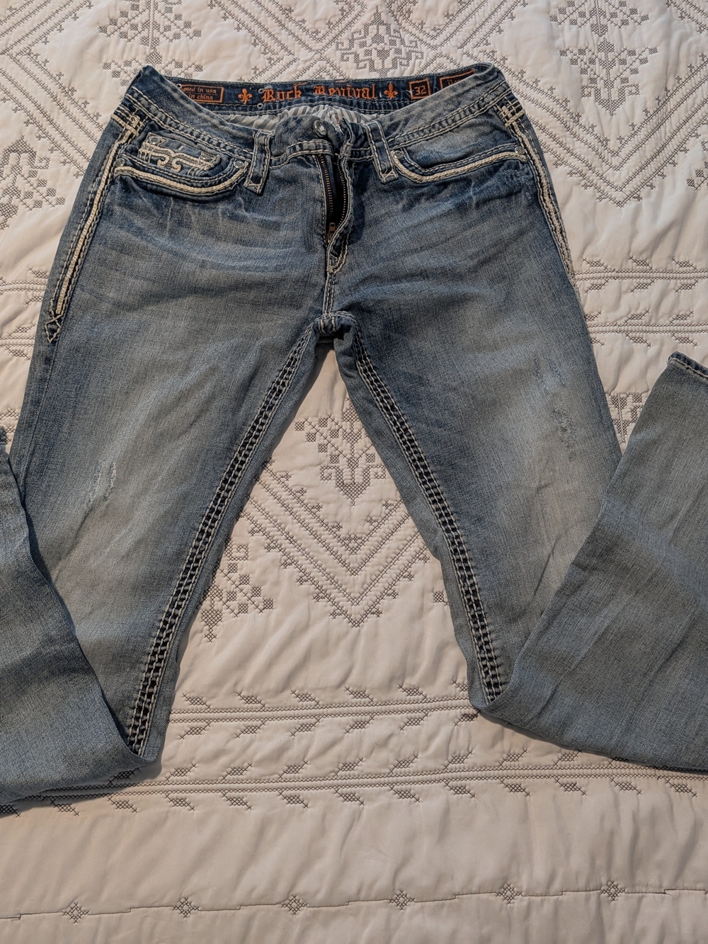 Rock Revival Women's Light Blue Boot Cut Jeans